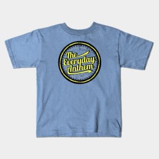 Retro Yellow (Dark) Kids T-Shirt